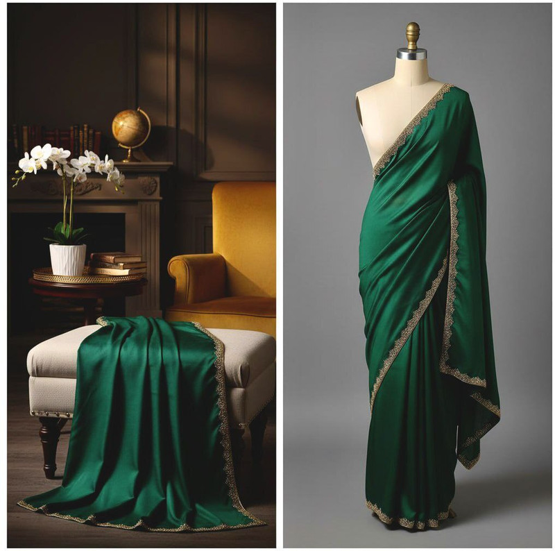 Mtselection Self Design Banarasi Cotton Saree