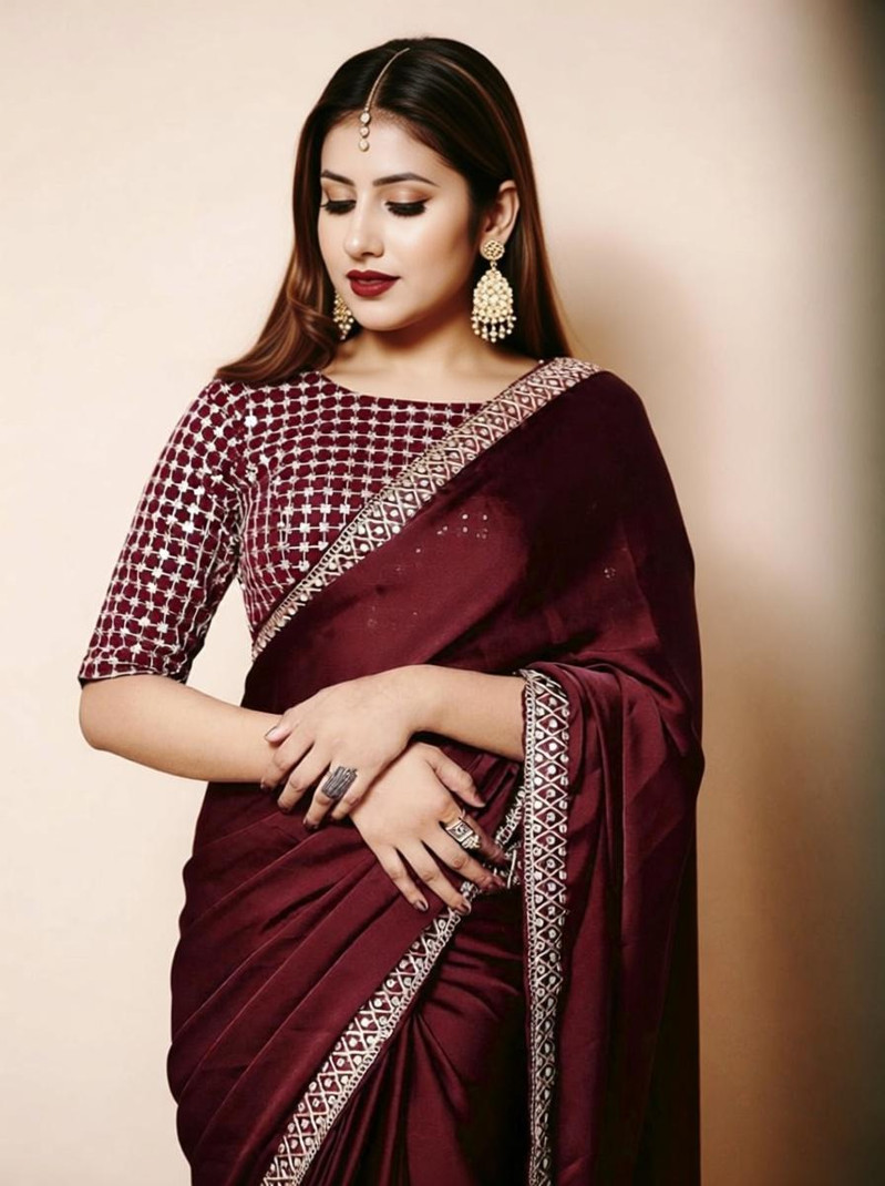 Kartvya Printed Kanjivaram Silk Blend Saree