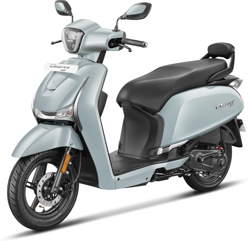 Hero DESTINI 110 ZX Booking for Ex-Showroom Price (Aqua Grey)