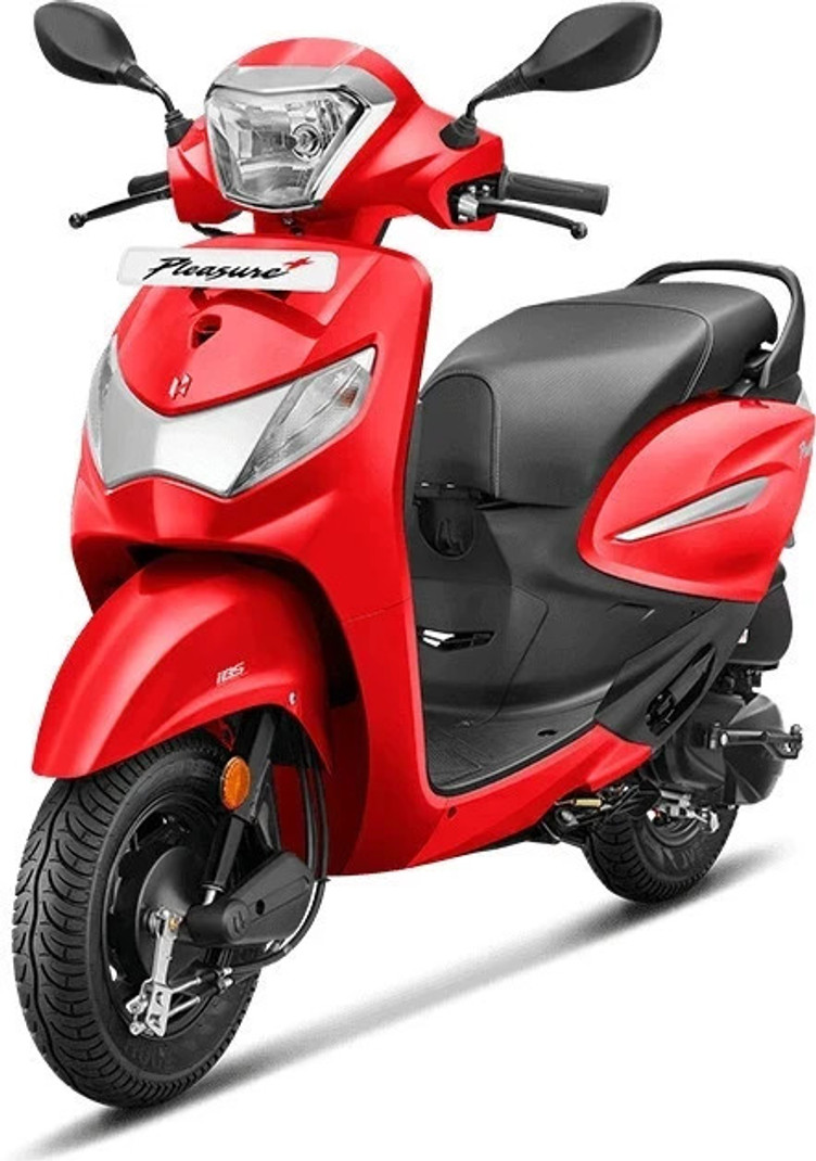 Hero Pleasure+ 110 VX Booking for Ex-Showroom Price (Mat Metallic Red)
