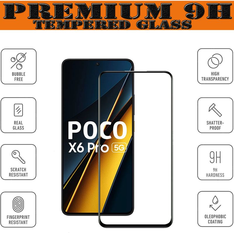 ANILUQ Tempered Glass for Poco X6 Pro 5G - Image 6