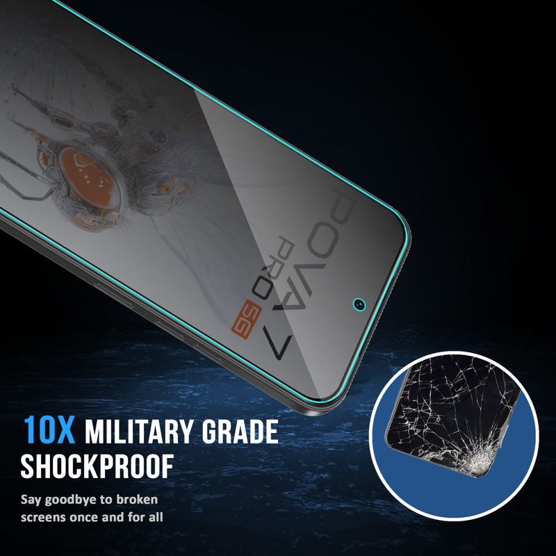 ArmourPro Edge To Edge Tempered Glass for Tecno Pova 7 Pro 5G - Image 4