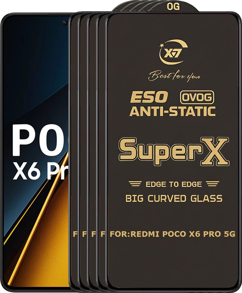 ANILUQ Tempered Glass for Poco X6 Pro 5G - Image 2