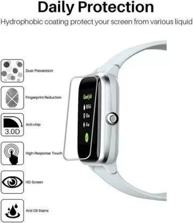 siglaciz Screen Guard for Bluetooth Calling Smartwatch (Pack of 1) - Image 5
