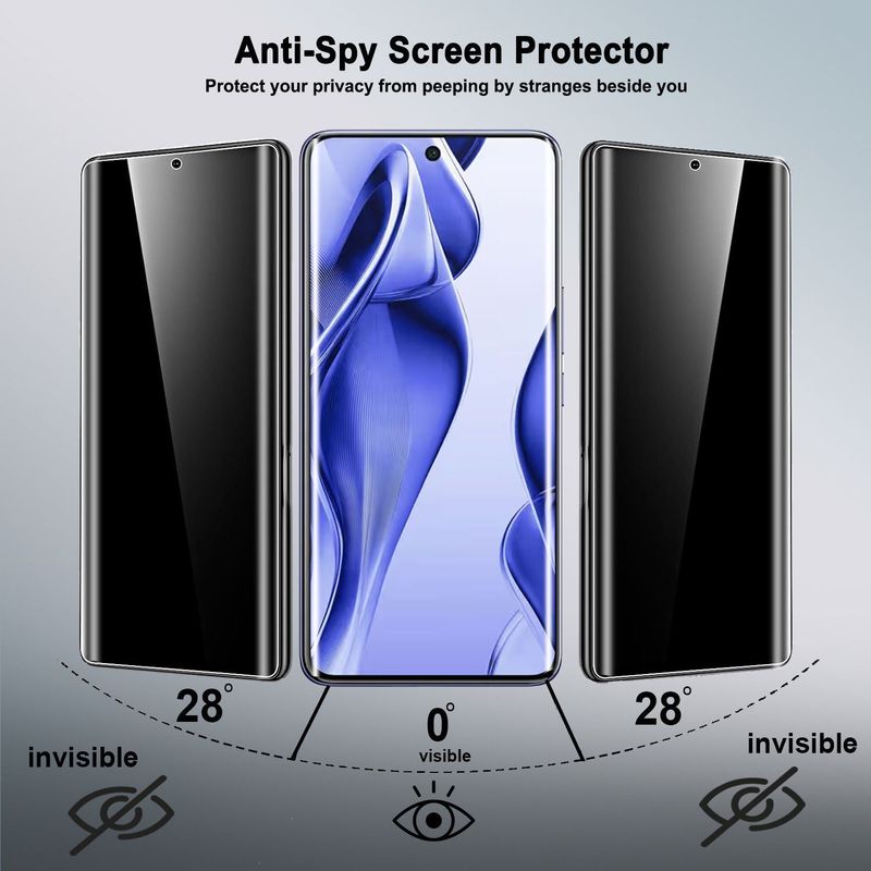 STP FEEL Tempered Glass Guard for Realme 14 Pro Plus 5G, Realme14ProPlus, Realme14ProPlus5G, UV Advanced Curved Privacy Screen Protector Guard with Easy Installation Kit (Pack of 1) - Image 3