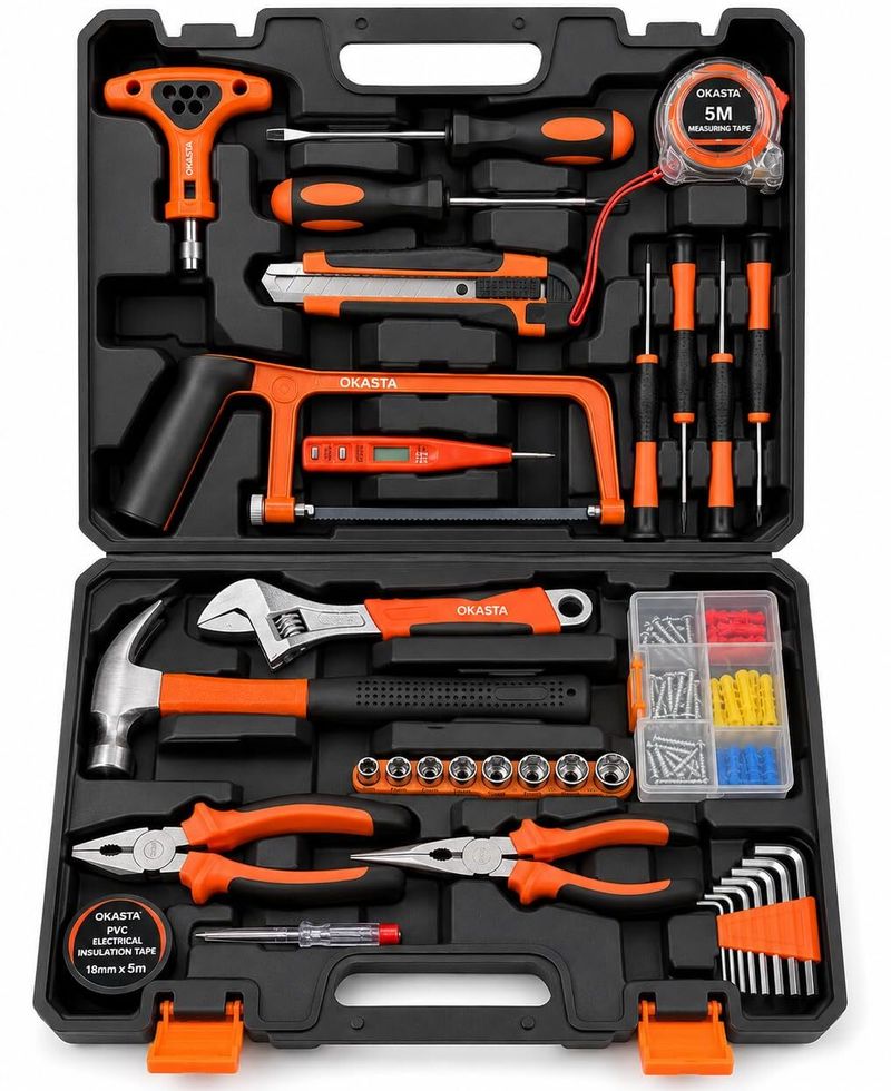 OKASTA 24PC Multipurpose Hand Tool Kit - Image 2