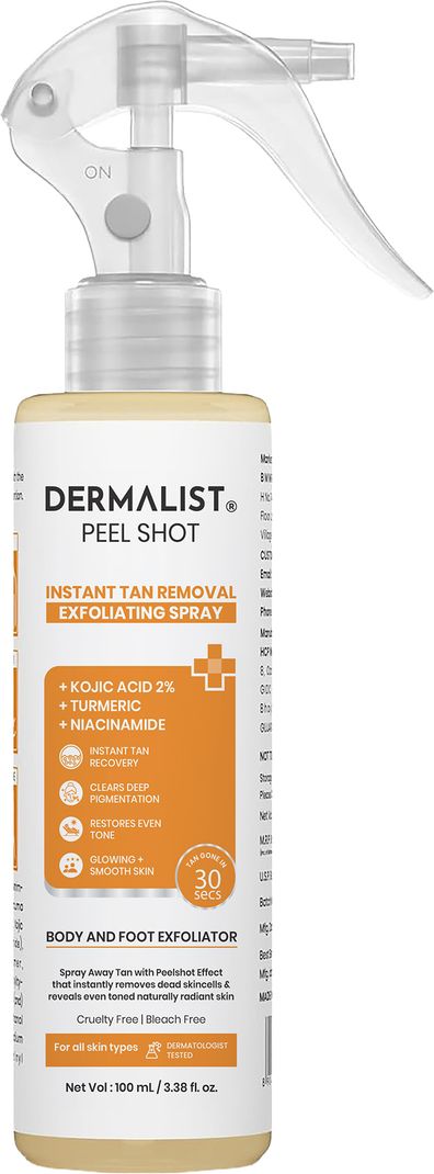 Dermalist Instant Tan & Dead Skin Removal Spray - Image 2