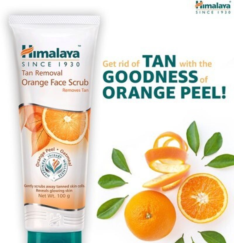 HIMALAYA Tan Removal Orange Face Scrub 100g - Image 2