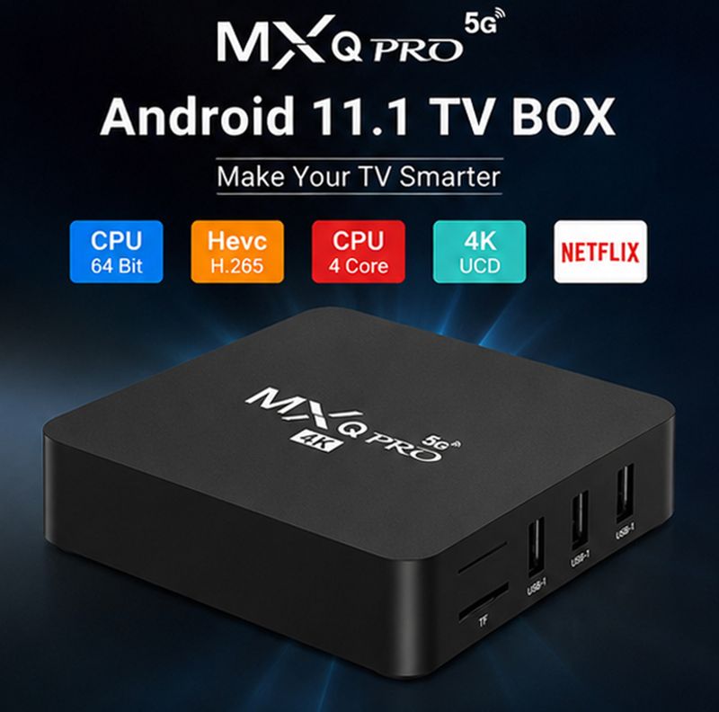 VK MART MXQ Pro 4K Smart TV Box 2GB RAM 16GB - Image 3