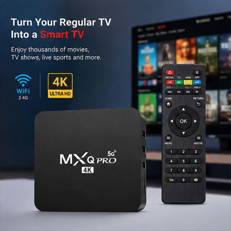 VK MART MXQ Pro 4K Smart TV Box 2GB RAM 16GB - Image 4