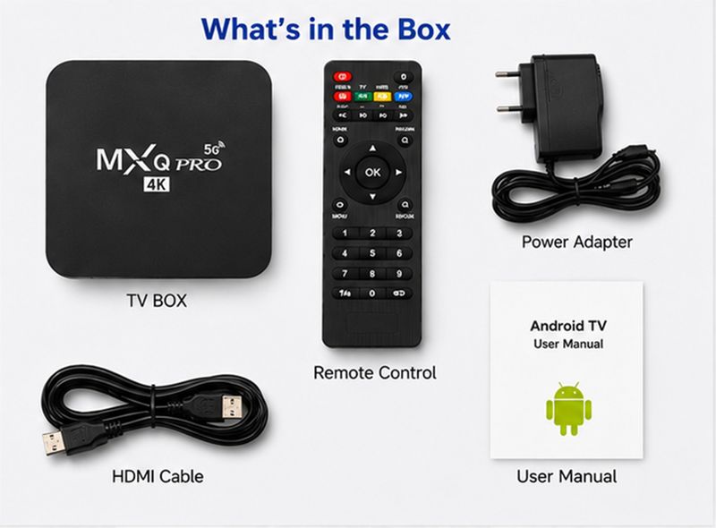 VK MART MXQ Pro 4K Smart TV Box 2GB RAM 16GB - Image 6