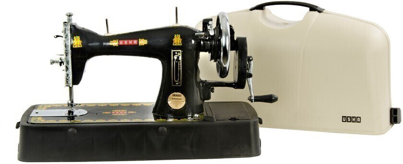 USHA bandhan composite C Manual Sewing Machine 1 built-in stitches 850 SPM 2 Year Warranty Black
