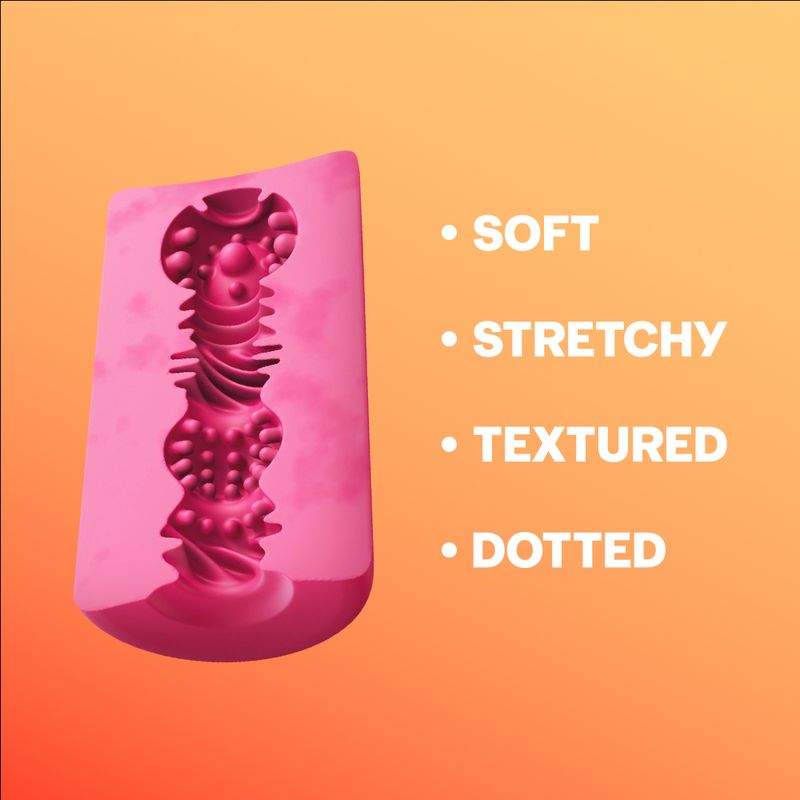 DUREX Play Slide & Ride Stroker Massager, Cherry Lube Gel - Image 3