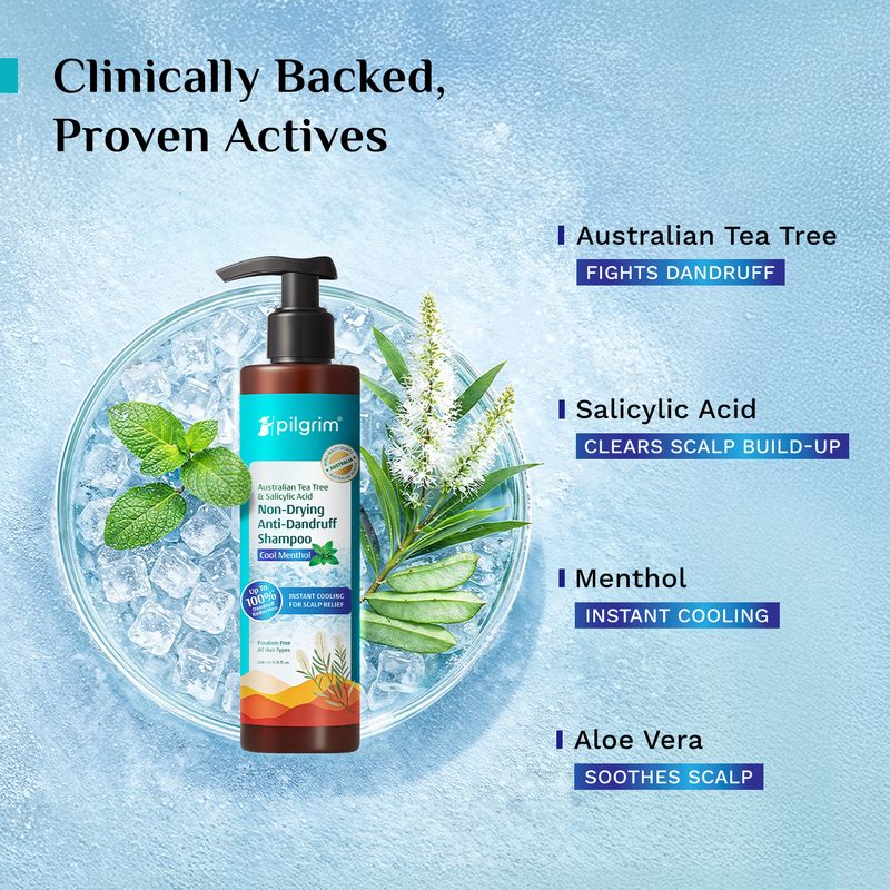 Pilgrim Tea Tree Anti Dandruff Shampoo 200 ml - Image 4