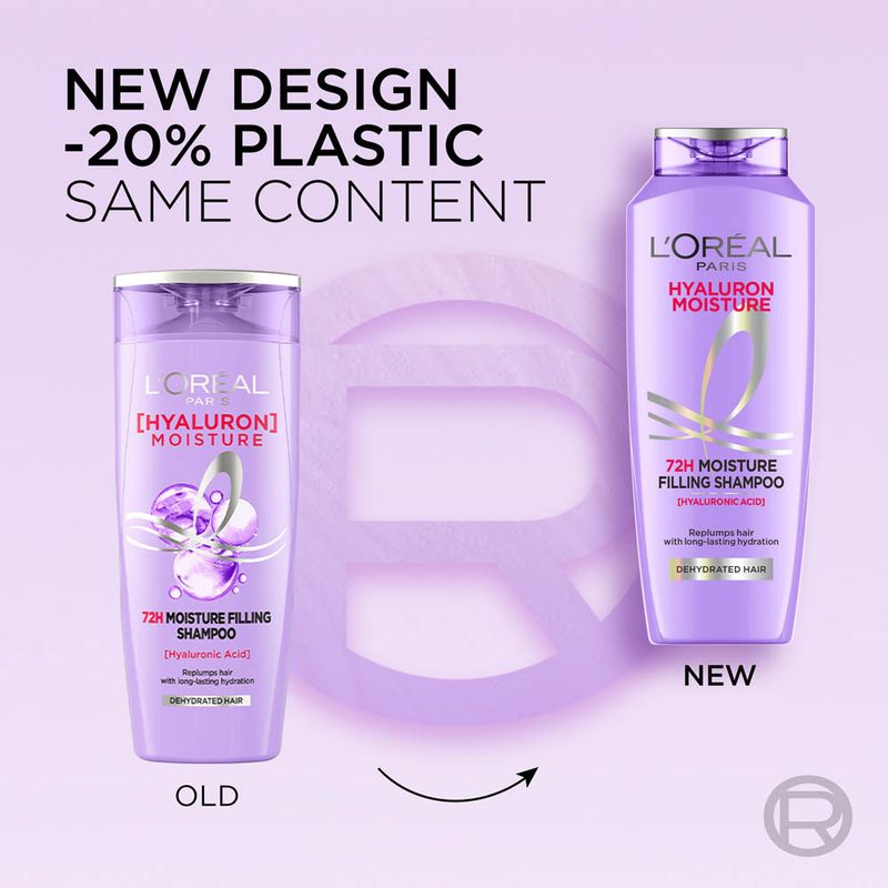 L'Oréal Paris Hyaluron Moisture 72H Shampoo 200ml - Image 3