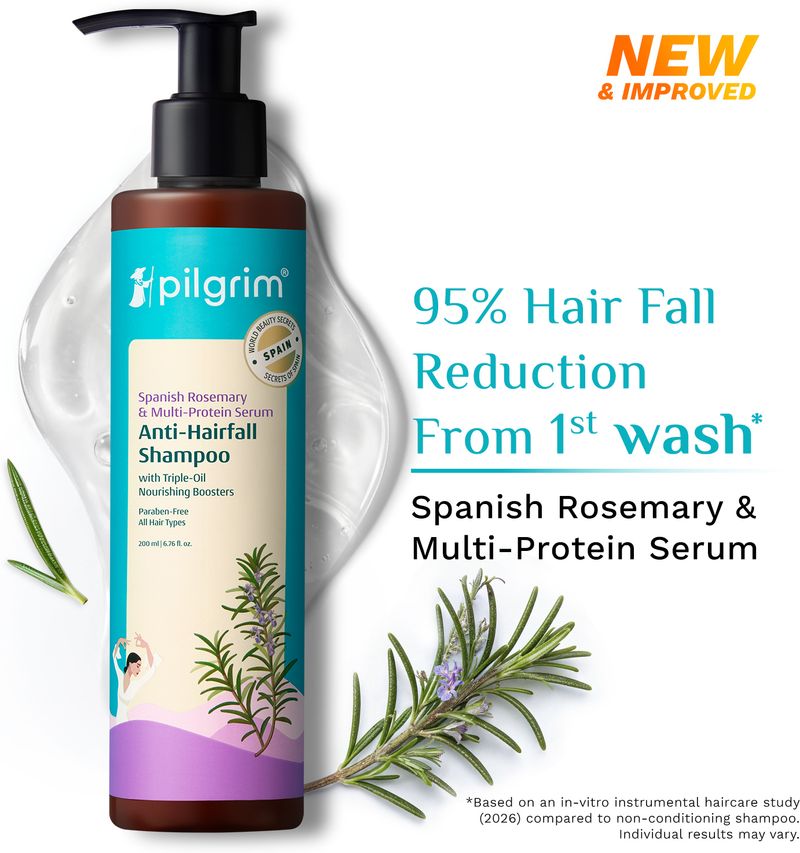 Pilgrim Spanish Rosemary Anti Hairfall Shampoo - Image 2