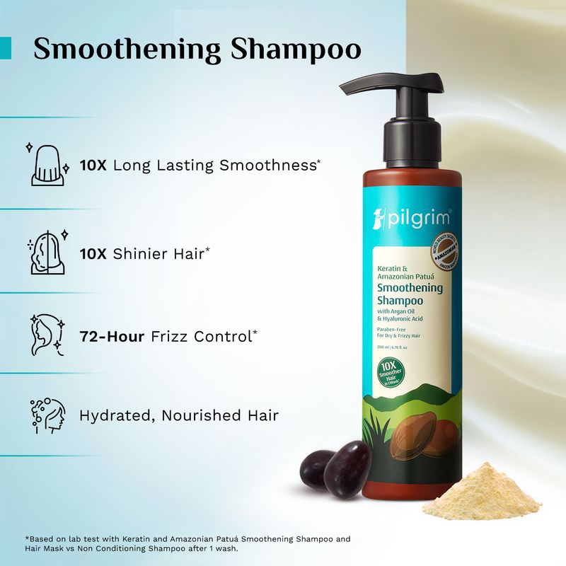 Pilgrim Patua 10X Keratin Hair Shampoo 200 ml - Image 5