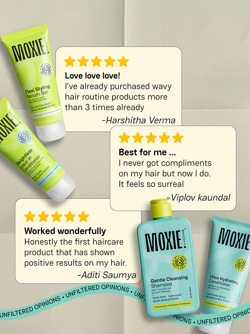 Price History of MOXIE BEAUTY Wavy Routine Set | Shampoo + Conditioner ...