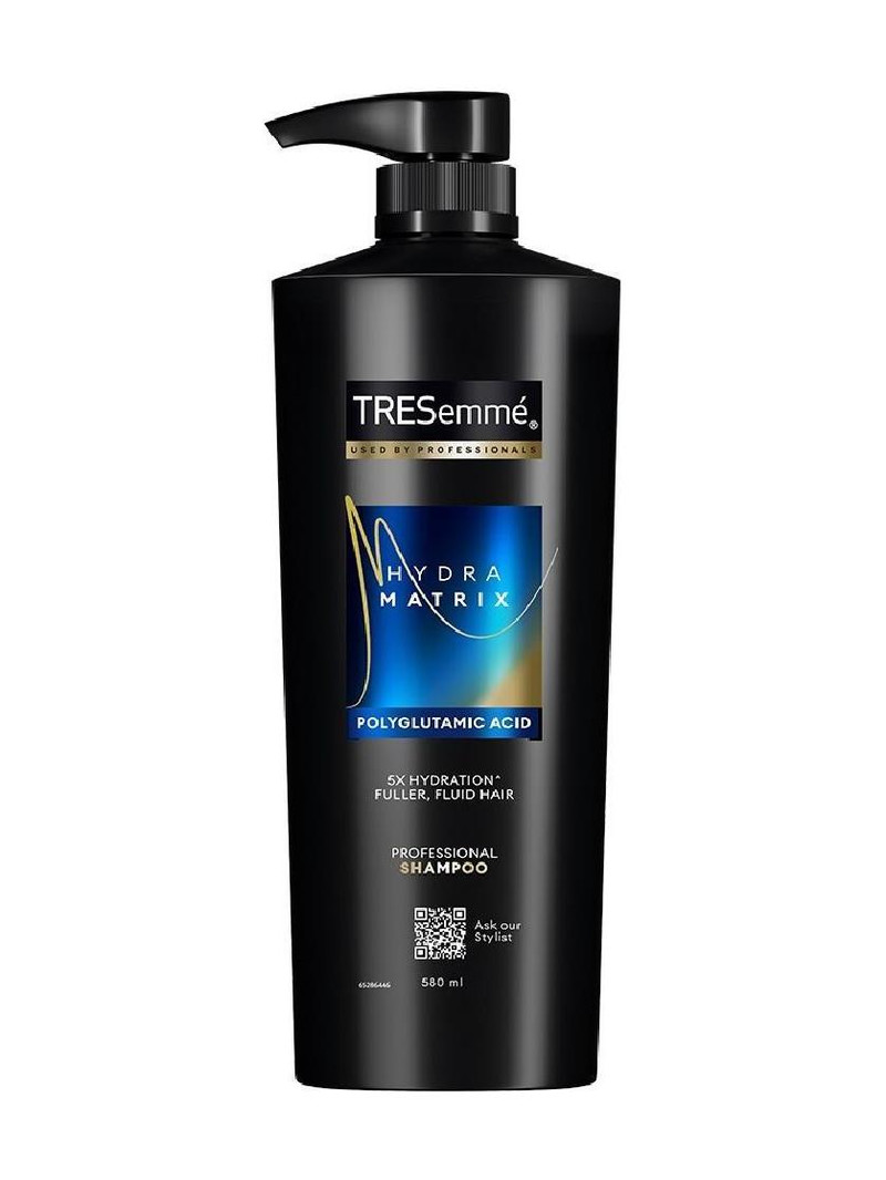 TRESemme Hydra Matrix Shampoo | Polyglutamic Acid for 100H of Hydrated, Paraben Free (580 ml)