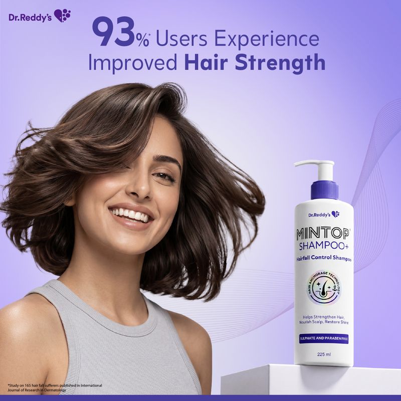 Dr. Reddy's Mintop Shampoo+ with Redensyl 225ml - Image 3