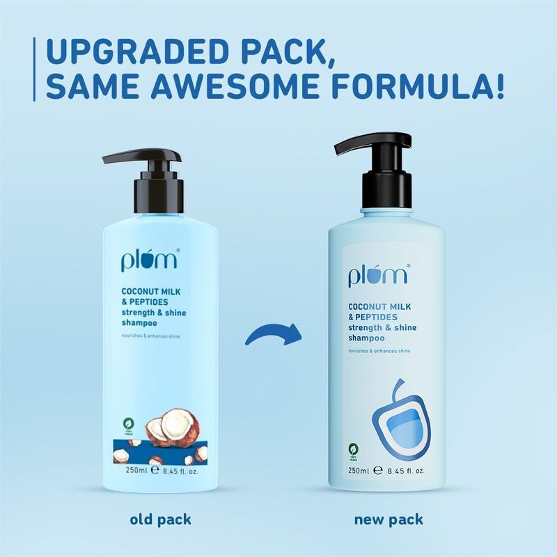 Plum Coconut Milk & Peptides Shampoo 250ml - Image 6