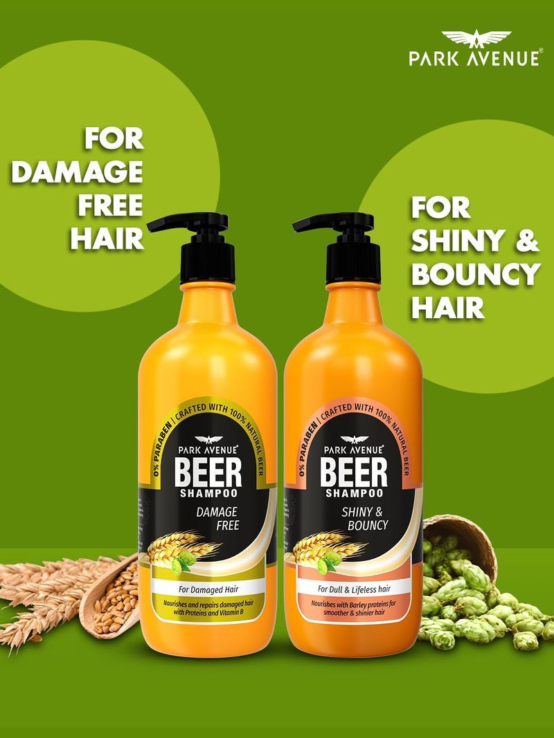 Park Avenue Beer Shampoo Damage Free 650 ml - Image 4