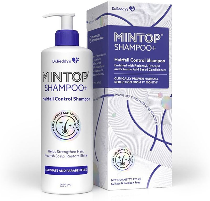 Dr. Reddy's Mintop Shampoo+ with Redensyl 225ml - Image 2