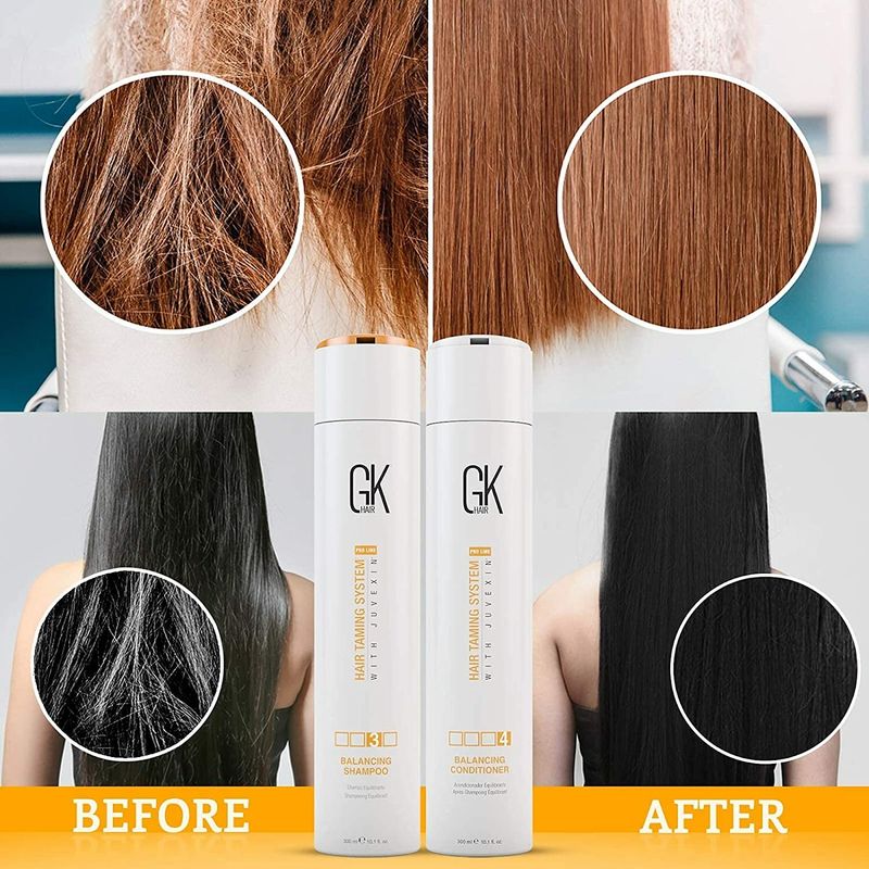 Global Keratin (GK) Balancing Shampoo and Conditioner Set - Image 3