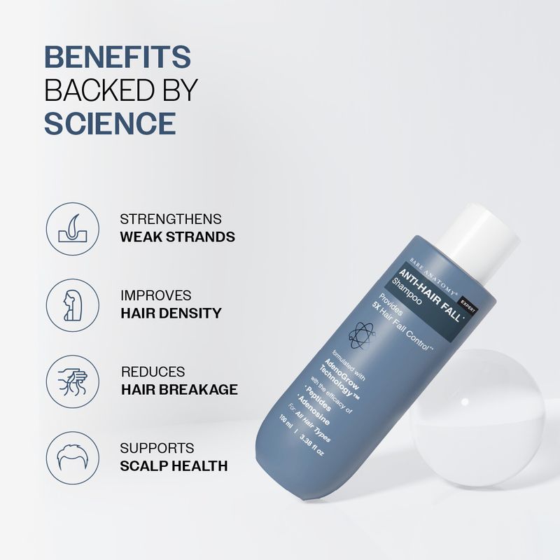 BARE ANATOMY Anti Hair Fall Shampoo 250 ml - Image 5