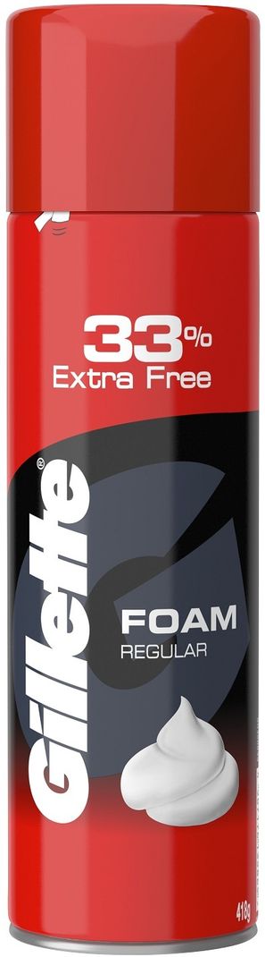 Gillette 33% Extra Classic Regular Pre Shave Foam (418 g) - Image 2