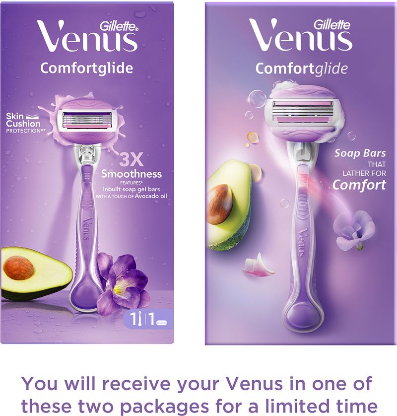Gillette Venus Comfortglide Razor with Avocado Oil - Image 6