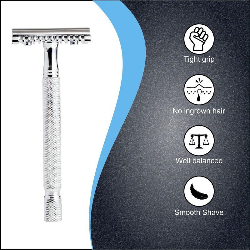 Pearl Shaving Open Comb Safety Razor for Men - Image 5
