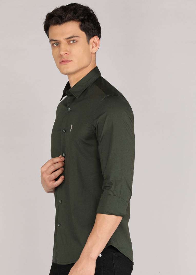 U.S. Polo Assn. Denim Co. Men's Solid Casual Cut Away Shirt - Image 4