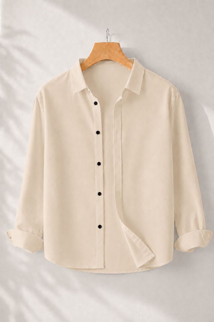 mozero Men Regular Fit Solid Spread Collar Casual Shirt (Pack of 2) - Image 4