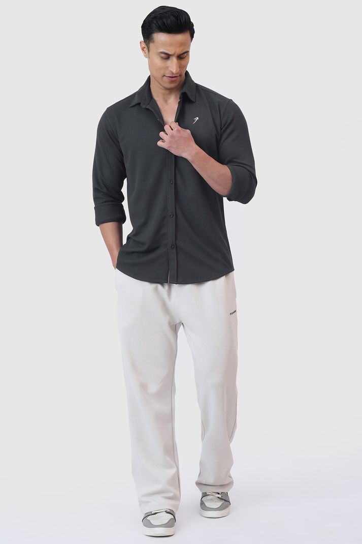 FUAARK Men Slim Fit Solid Casual Shirt - Image 6