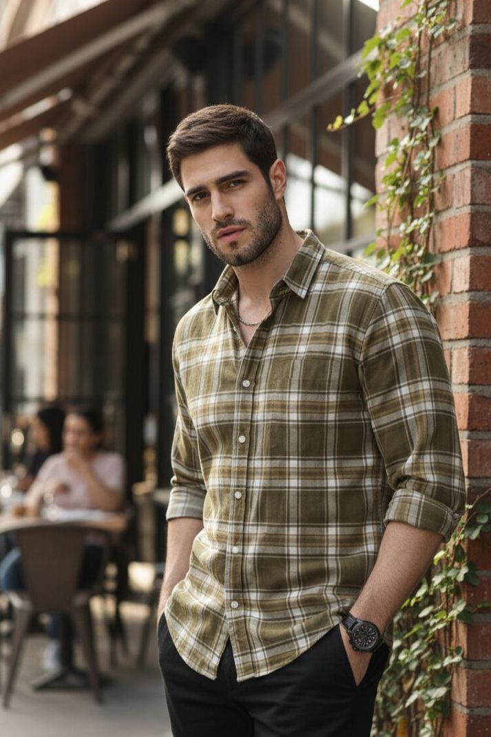 Roadster Men Regular Fit Checkered Shirt - Image 5