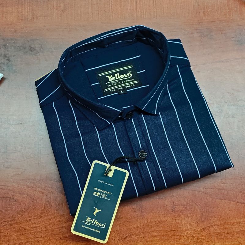 YELLOWDASH Men Regular Fit Striped Shirt - Image 5