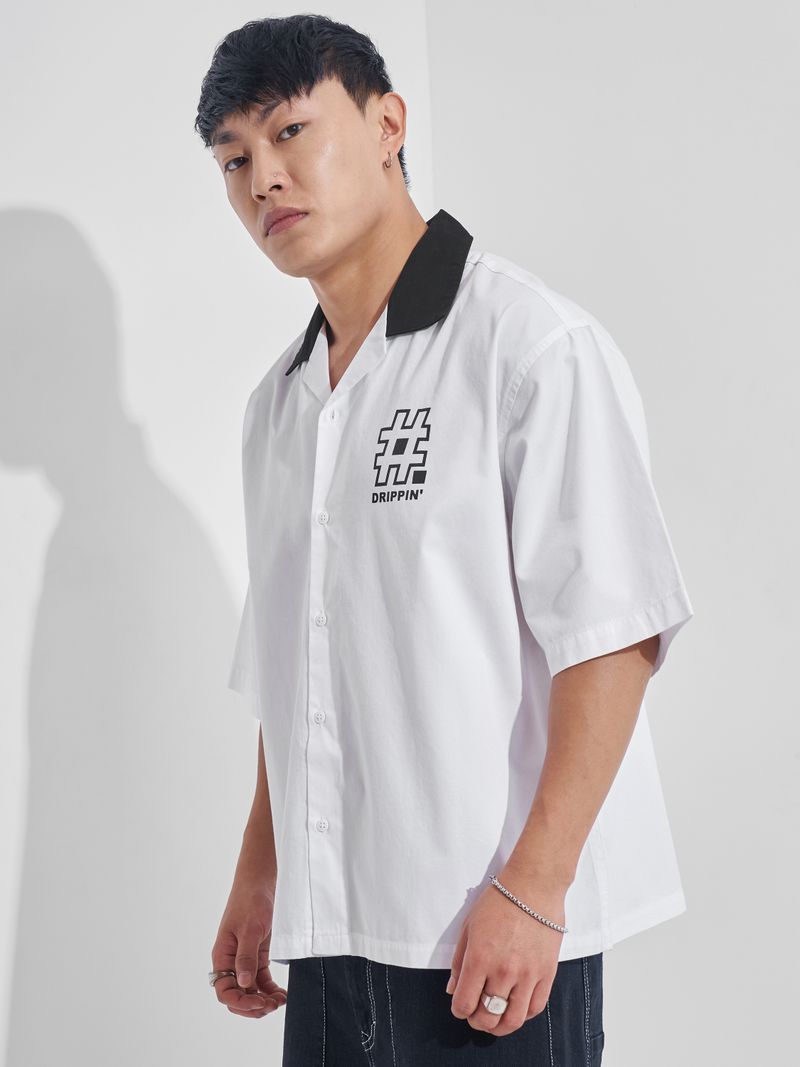 HIGHLANDER Men Boxy Fit Printed Shirt - Image 5