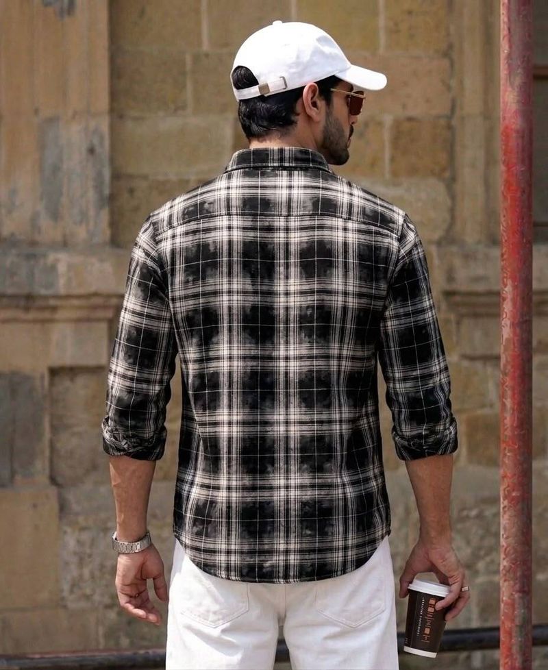 Brickman Men Regular Fit Checkered Casual Shirt - Image 3