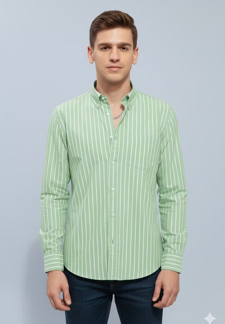 FUBAR Men Slim Fit Striped Casual Shirt - Image 3