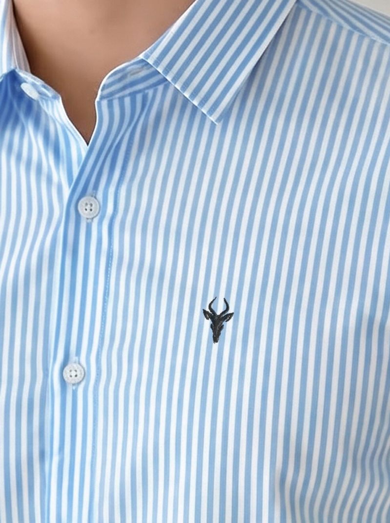 VG BROTHER Men Regular Fit Striped Spread Collar Casual Shirt (Pack - Image 6