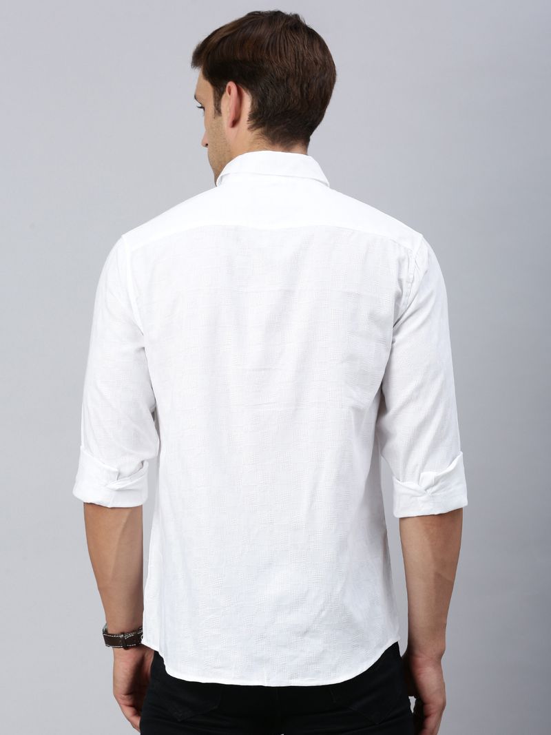 Classic Polo Men Slim Fit Checkered Shirt - Image 3