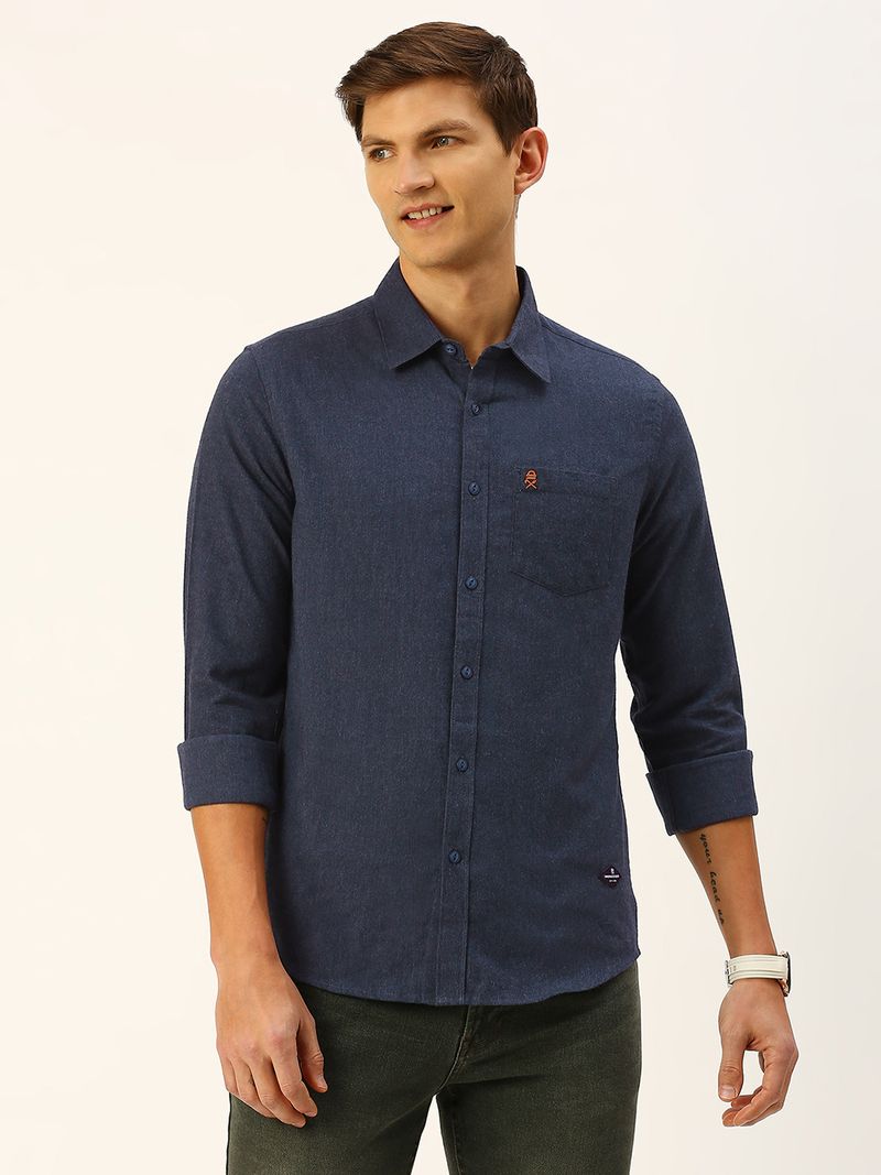Thomas Scott Men Slim Fit Spread Collar Casual Shirt - Image 2
