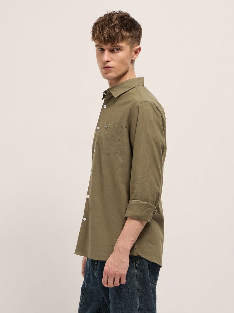 THE BEAR HOUSE Men Slim Fit Casual Shirt - Image 5
