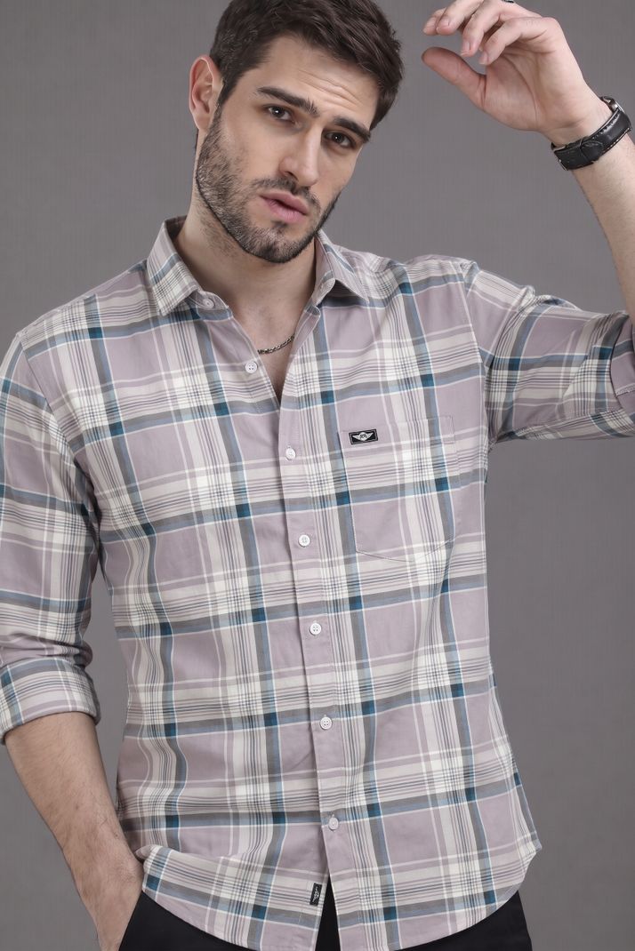 METRONAUT Men Regular Fit Checkered Shirt - Image 2
