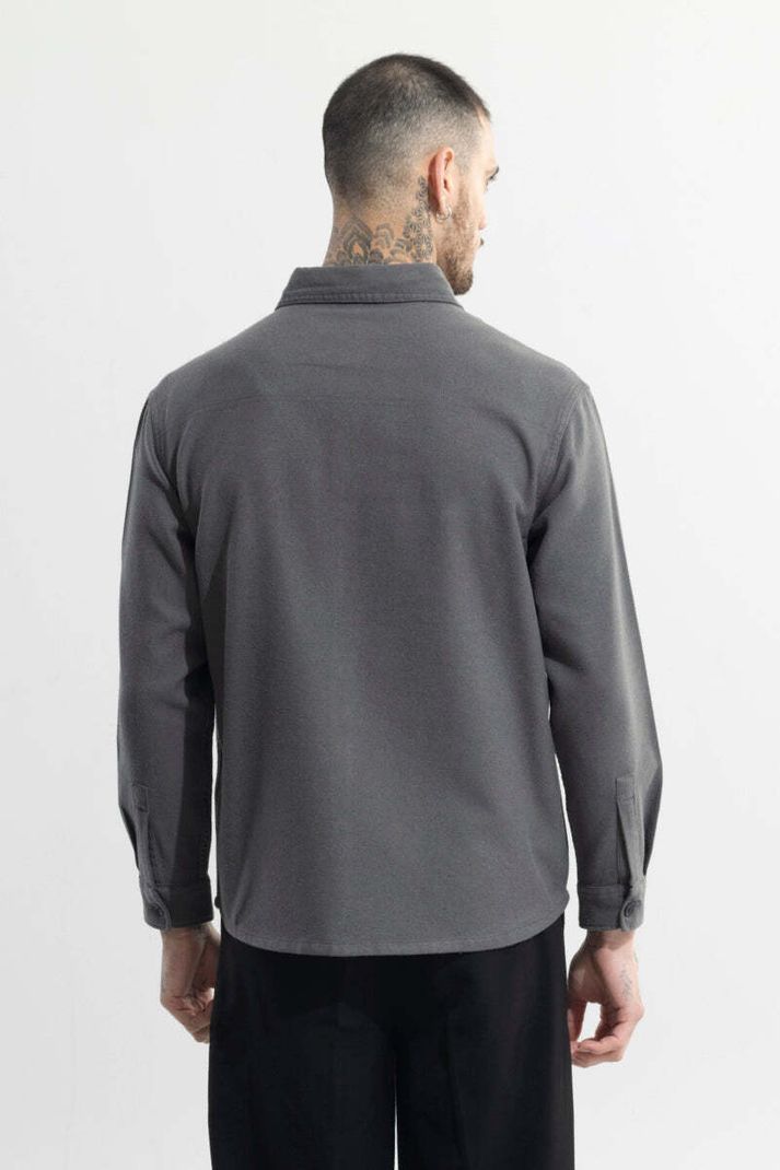 Snitch Men Relaxed Fit Self Design Spread Collar Casual Shirt - Image 7