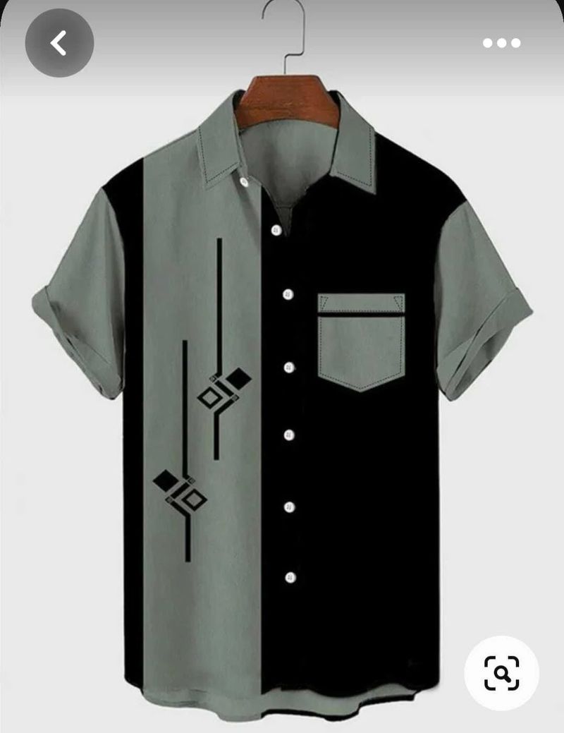 SH FSN Printed Casual Spread Shirt for Men - Image 3