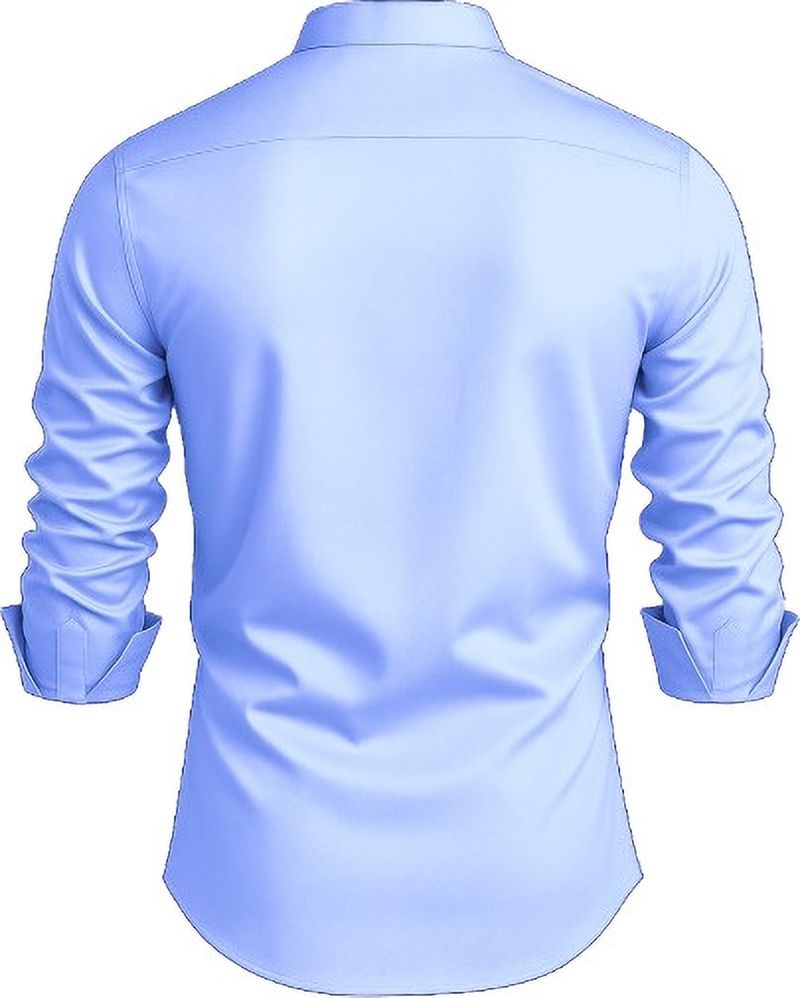 kia international Men Relaxed Fit Printed Mandarin Collar Shirt - Image 3