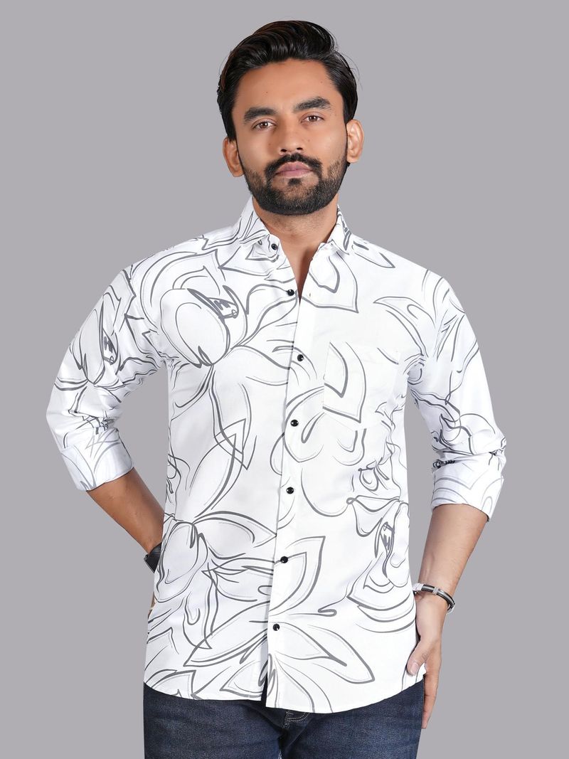 METRONAUT Men Regular Fit Printed Shirt - Image 4