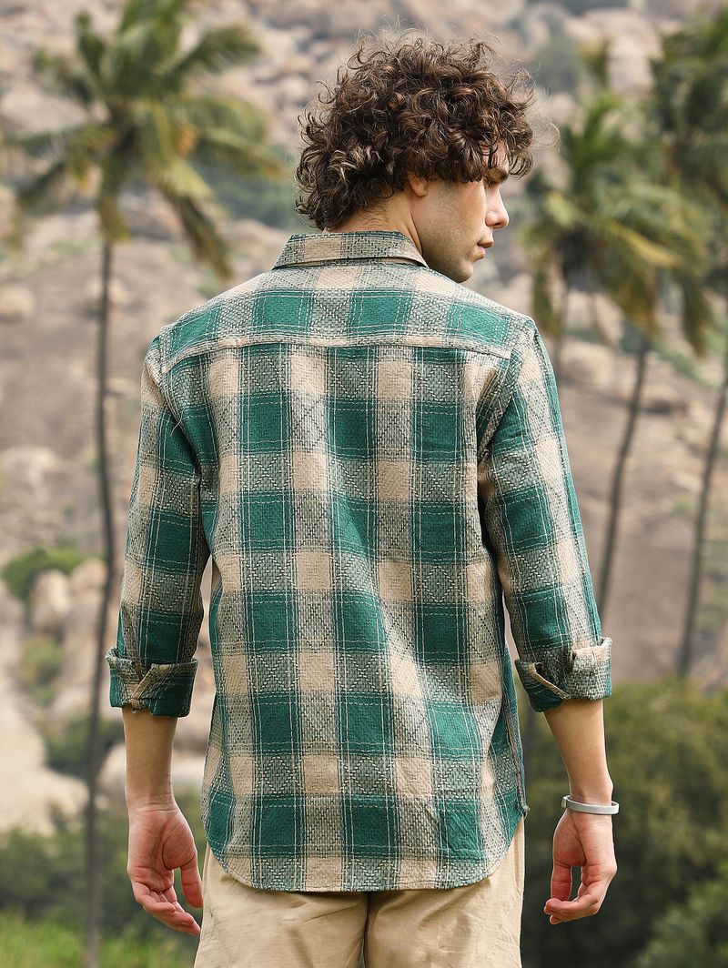 CAHOOT Men Regular Fit Checkered Shirt - Image 5